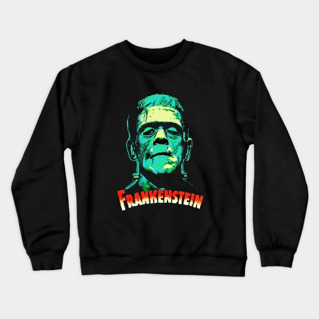 Frankenstein's Monster Crewneck Sweatshirt by Fred_art_61